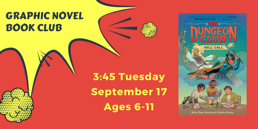 September 2024 Graphic novel book Club 