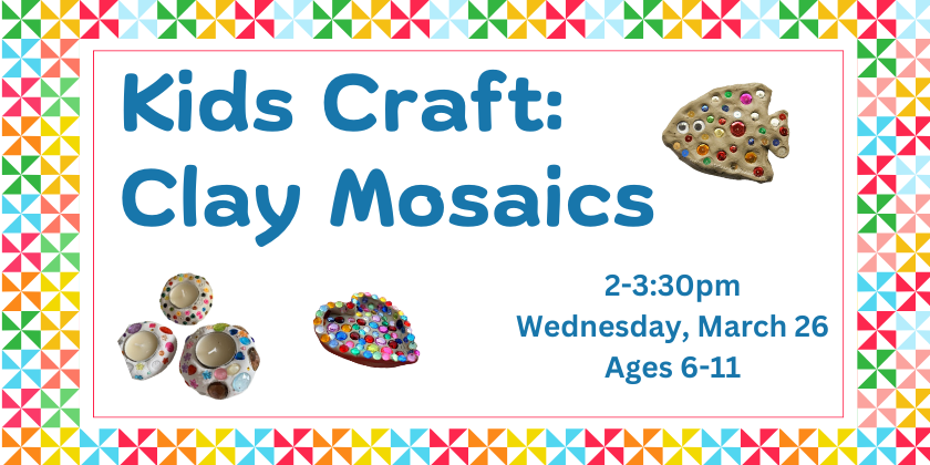 Kids Craft Clay Mosaics